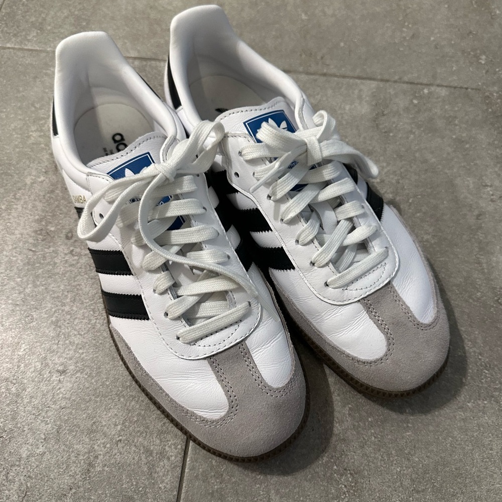 Men’s Adidas Originals Samba in White Size 7